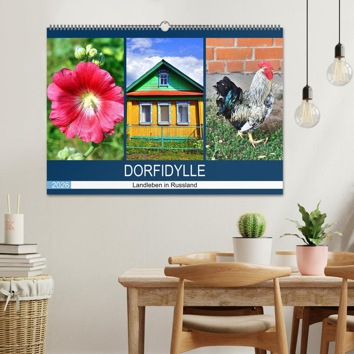 Dorfidylle - Landleben in Russland (CALVENDO Wandkalender 2026)