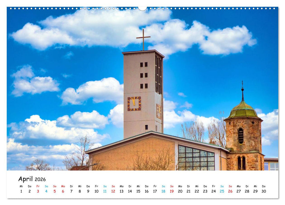 Wernau, die sympathische Stadt am Neckar (CALVENDO Wandkalender 2026)