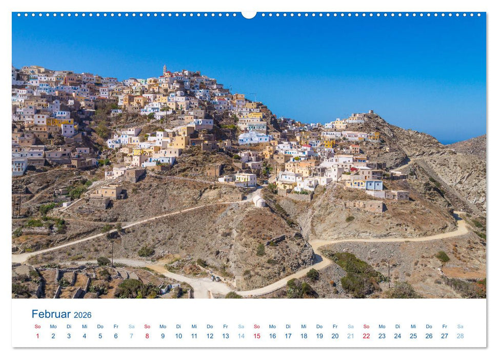 Karpathos - Malerische Insel in der Ägäis (CALVENDO Wandkalender 2026)
