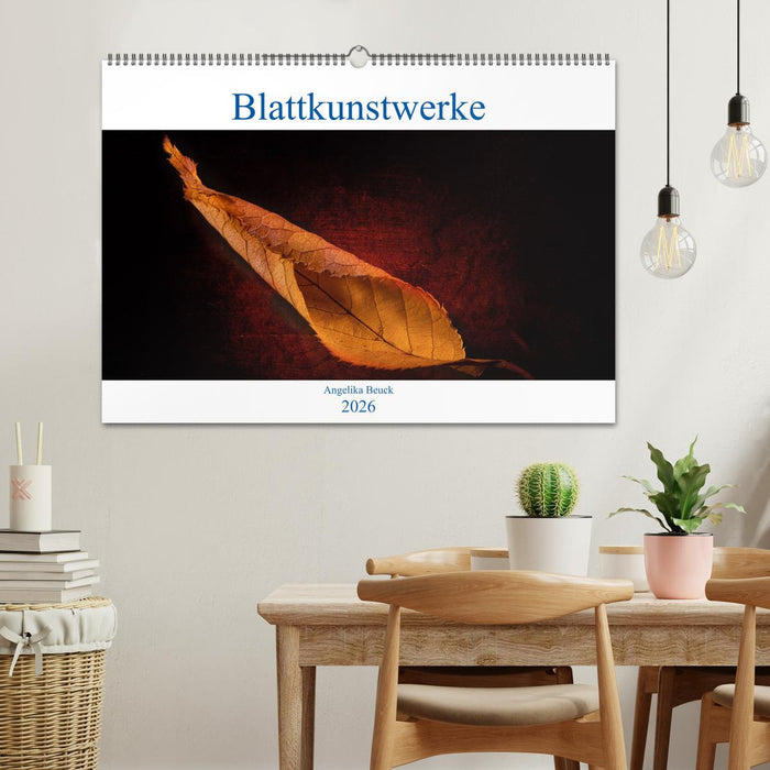 Blattkunstwerke (CALVENDO Wandkalender 2026)