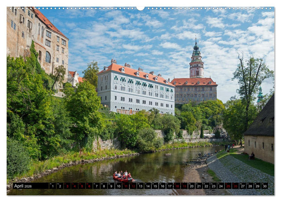 Ceský Krumlov - Böhmisch Krumau (CALVENDO Wandkalender 2026)