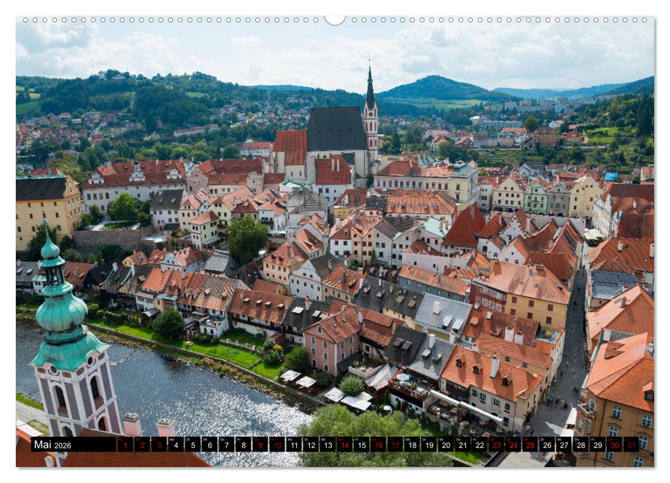Ceský Krumlov - Böhmisch Krumau (CALVENDO Wandkalender 2026)