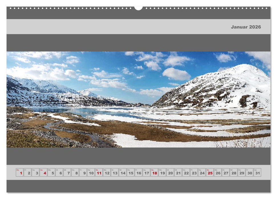 Panorama Alpen (CALVENDO Wandkalender 2026)