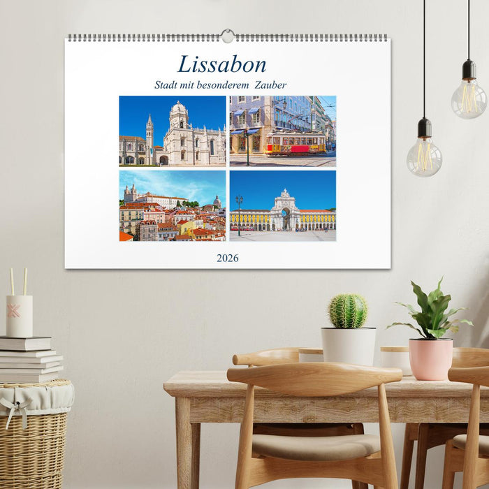 Lissabon - Stadt mit besonderem Zauber (CALVENDO Wandkalender 2026)