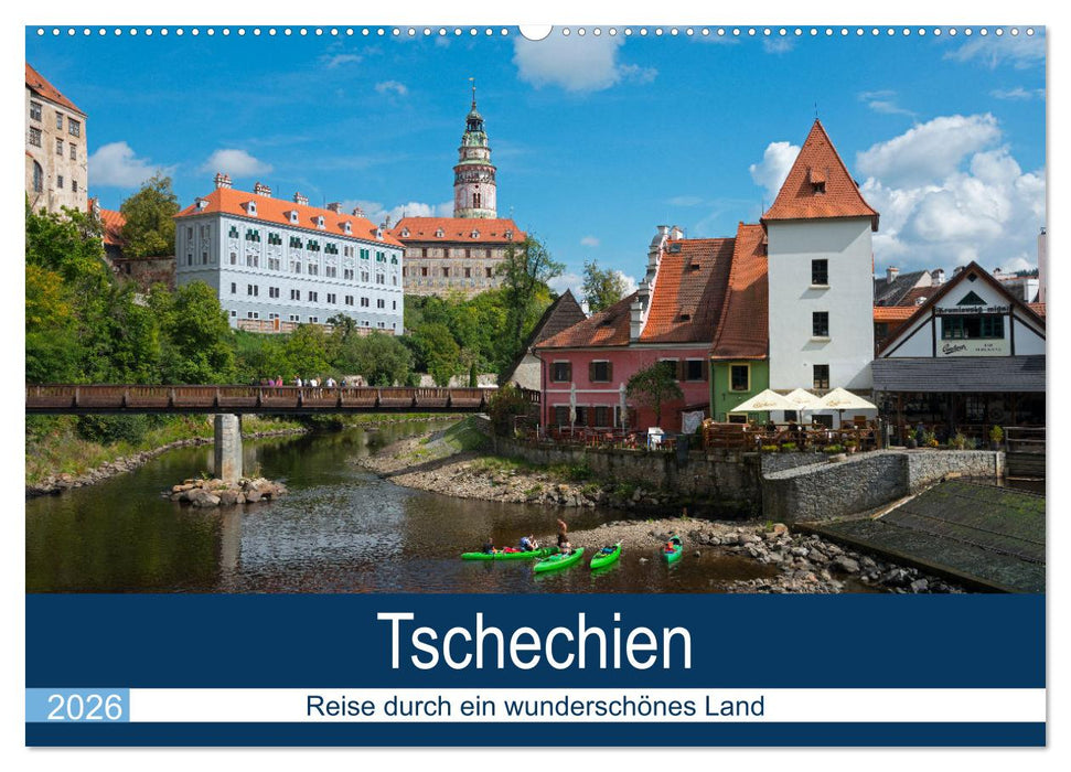 Tschechien - Eine Reise durch ein wunderschönes Land (CALVENDO Wandkalender 2026)