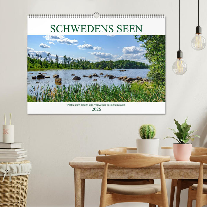 Schwedens Seen (CALVENDO Wandkalender 2026)