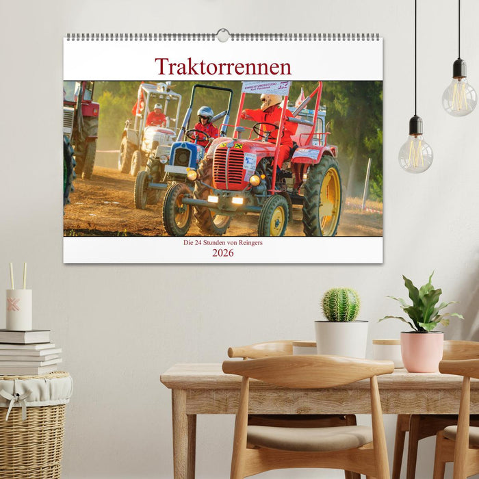 Traktorrennen - die 24 Stunden von Reingers (CALVENDO Wandkalender 2026)