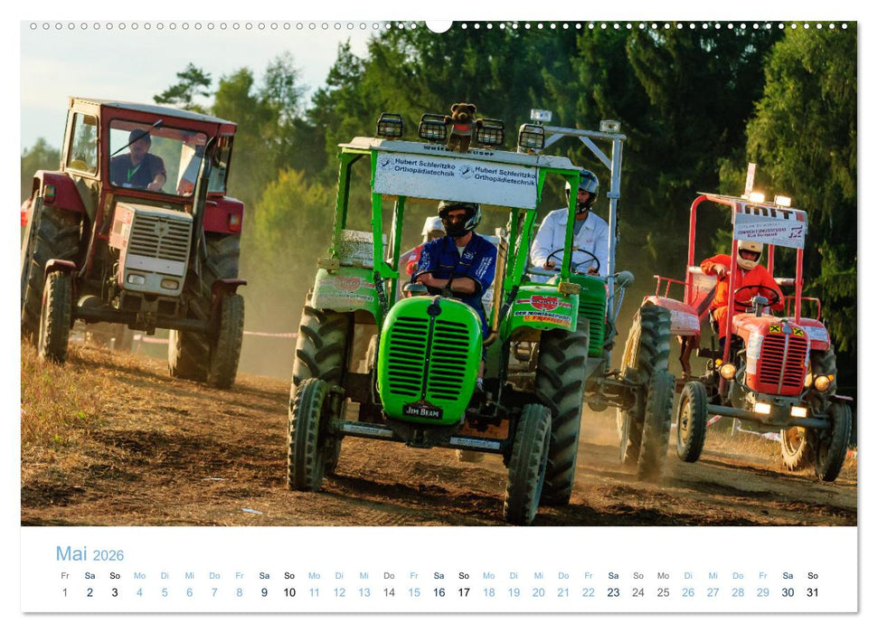 Traktorrennen - die 24 Stunden von Reingers (CALVENDO Wandkalender 2026)
