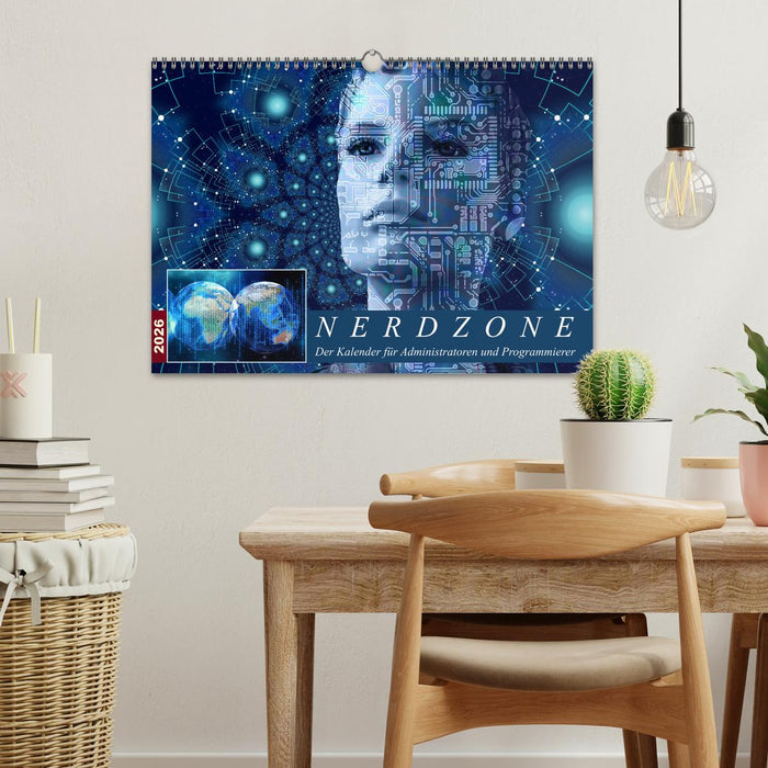 Nerdzone Der Kalender für Administratoren und Programmierer (CALVENDO Wandkalender 2026)