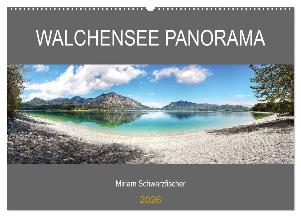 Walchensee Panorama (CALVENDO Wandkalender 2026)