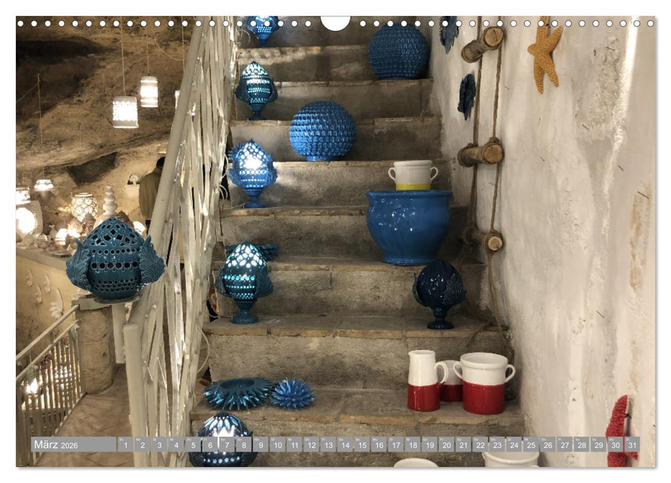 Apuliens weiße Dörfer (CALVENDO Wandkalender 2026)