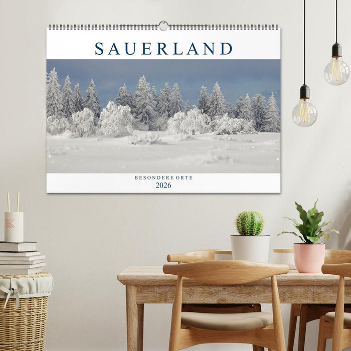 SAUERLAND – Besondere Orte (CALVENDO Wandkalender 2026)