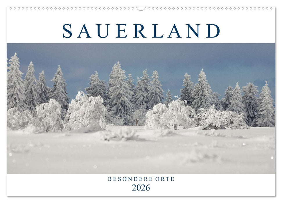 SAUERLAND – Besondere Orte (CALVENDO Wandkalender 2026)