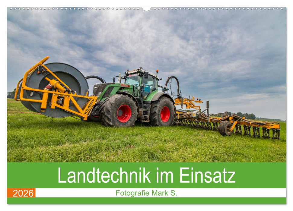 Landtechnik im Einsatz (CALVENDO Wandkalender 2026)