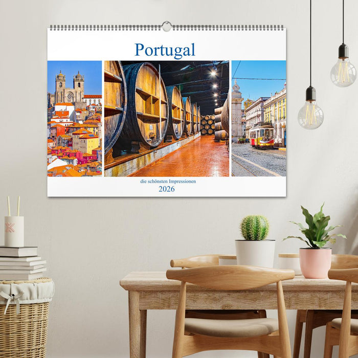 Portugal - die schönsten Impressionen (CALVENDO Wandkalender 2026)
