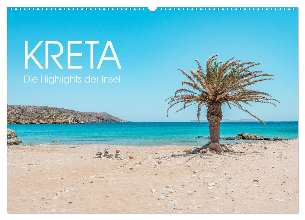 Kreta - Die Highlights der Insel (CALVENDO Wandkalender 2026)