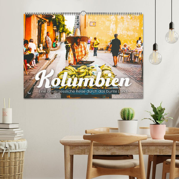 Kolumbien - Eine unvergessliche Reise durch das bunte Land. (CALVENDO Wandkalender 2026)