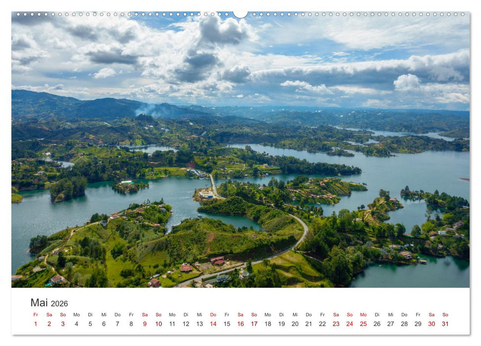 Kolumbien - Eine unvergessliche Reise durch das bunte Land. (CALVENDO Wandkalender 2026)