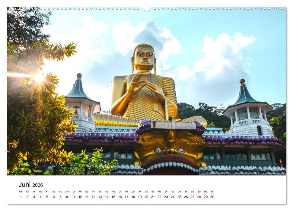 Sri Lanka - Eine wahre Perle im Indischen Ozean (CALVENDO Wandkalender 2026)
