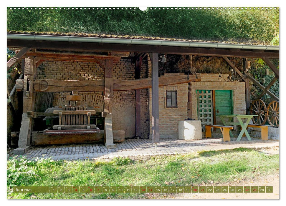 Kulturgut Kellergassen - Tradition und Geselligkeit im Weinviertel (CALVENDO Wandkalender 2026)
