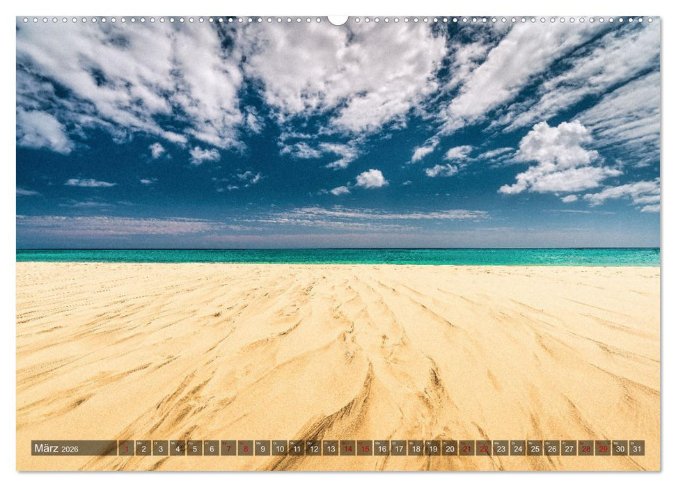 Die Kanarische Inseln Teneriffa, Gran Canaria und Fuerteventura (CALVENDO Wandkalender 2026)