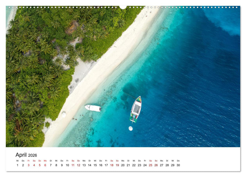 Bahamas - Paradiesische Strände. (CALVENDO Wandkalender 2026)