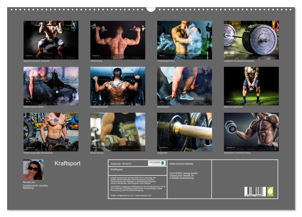 Kraftsport (CALVENDO Wandkalender 2026)