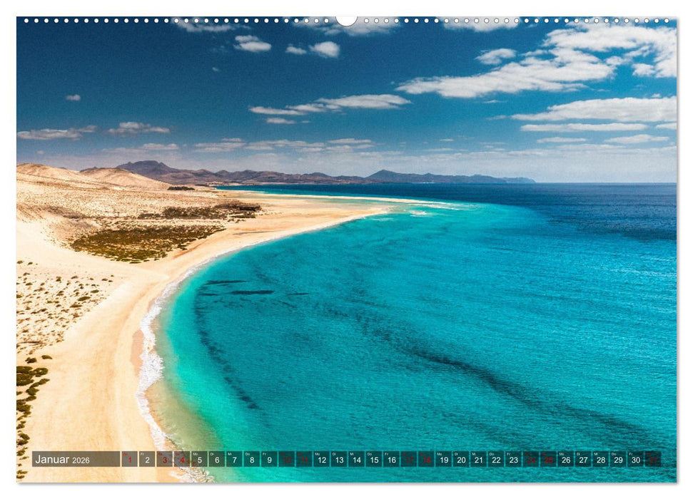 Die Kanarische Inseln Teneriffa, Gran Canaria und Fuerteventura (CALVENDO Premium Wandkalender 2026)