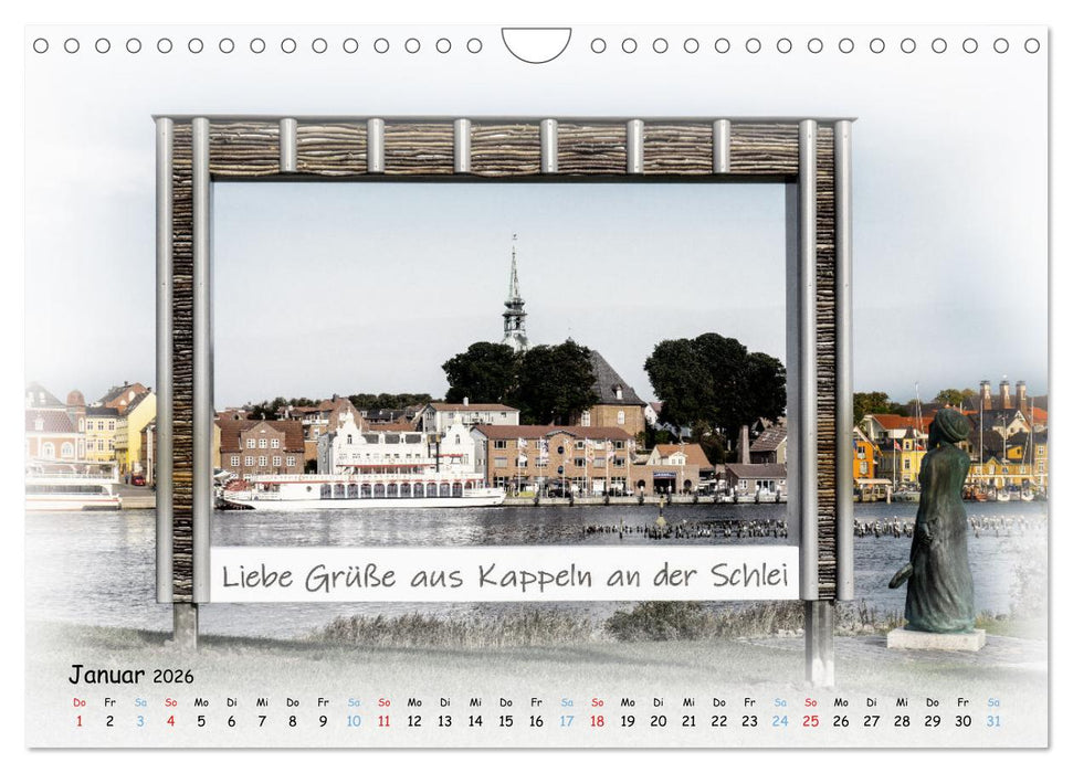 Kappeln und Schleimünde (CALVENDO Wandkalender 2026)