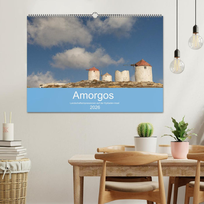 Amorgos - Kykladenimpressionen (CALVENDO Wandkalender 2026)