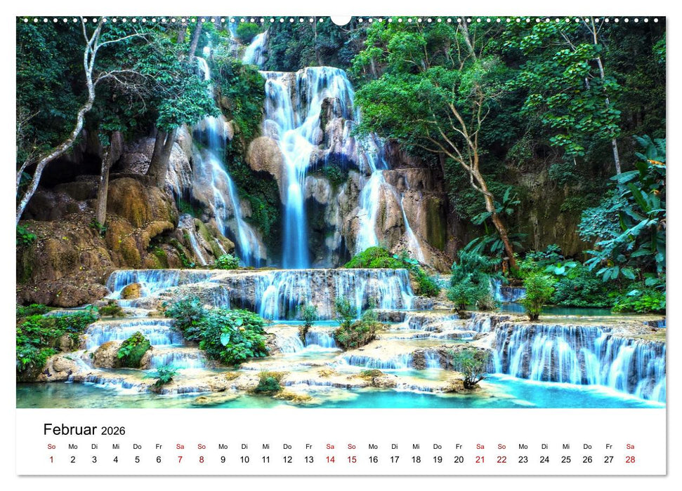 Laos - Abseits der Touristenströme. (CALVENDO Wandkalender 2026)