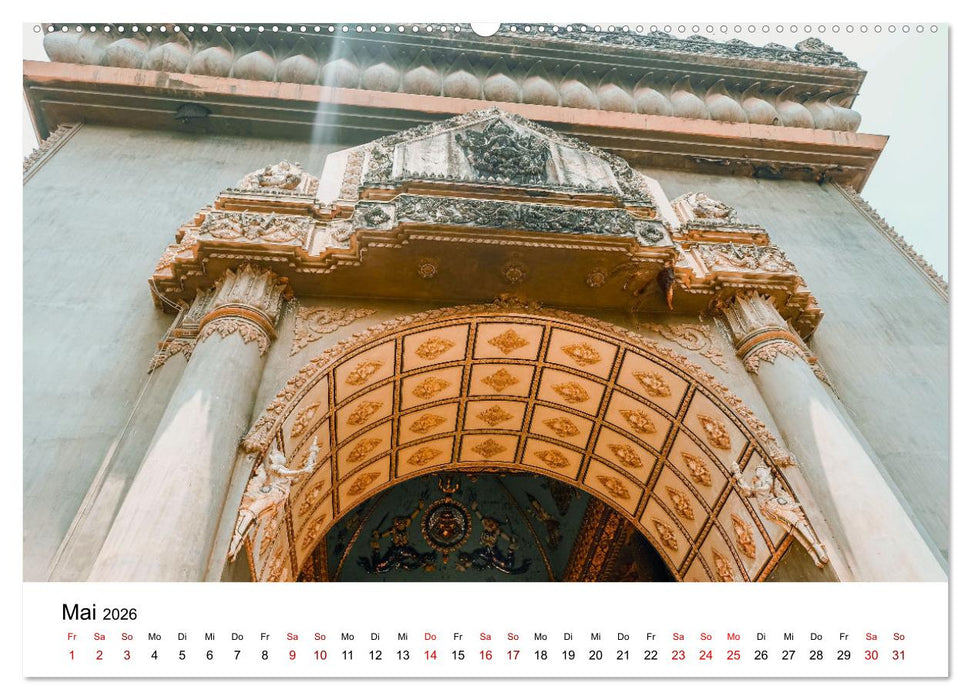 Laos - Abseits der Touristenströme. (CALVENDO Wandkalender 2026)