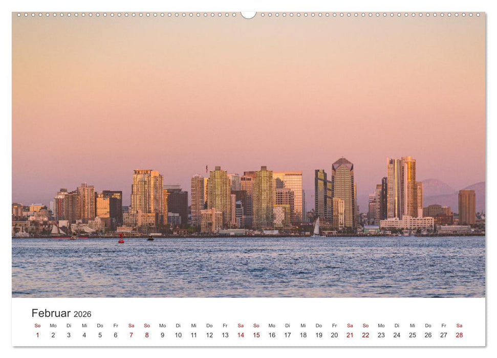 San Diego - Die einzigartige Stadt am Pazifik. (CALVENDO Wandkalender 2026)