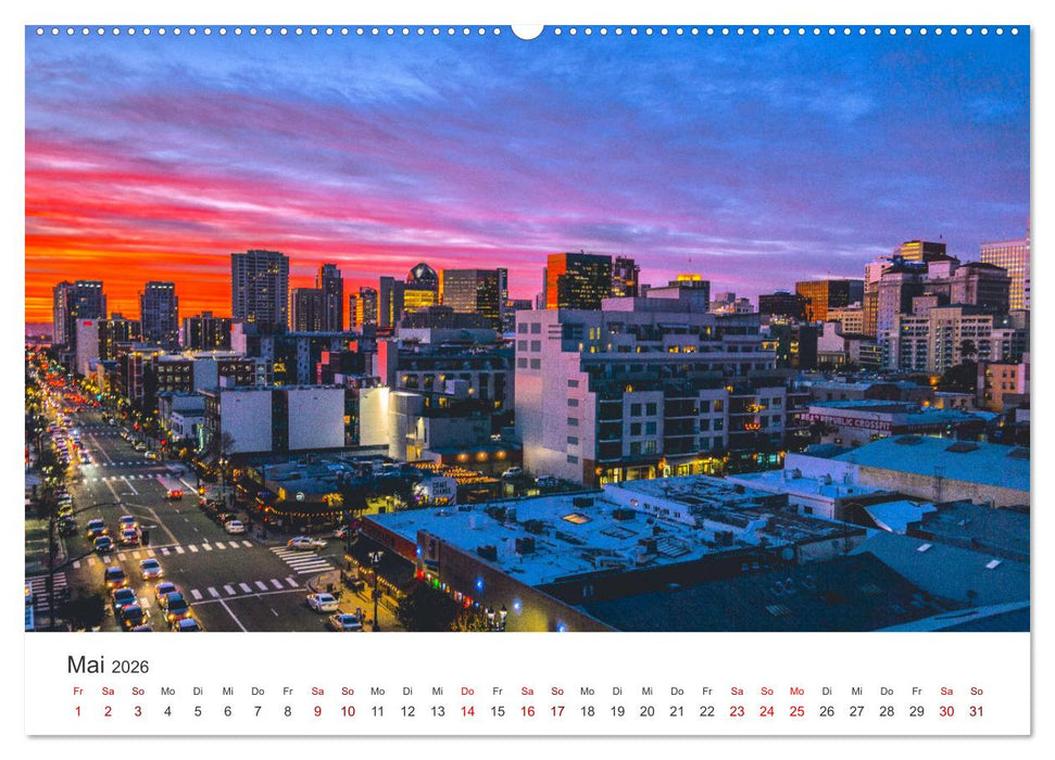San Diego - Die einzigartige Stadt am Pazifik. (CALVENDO Wandkalender 2026)