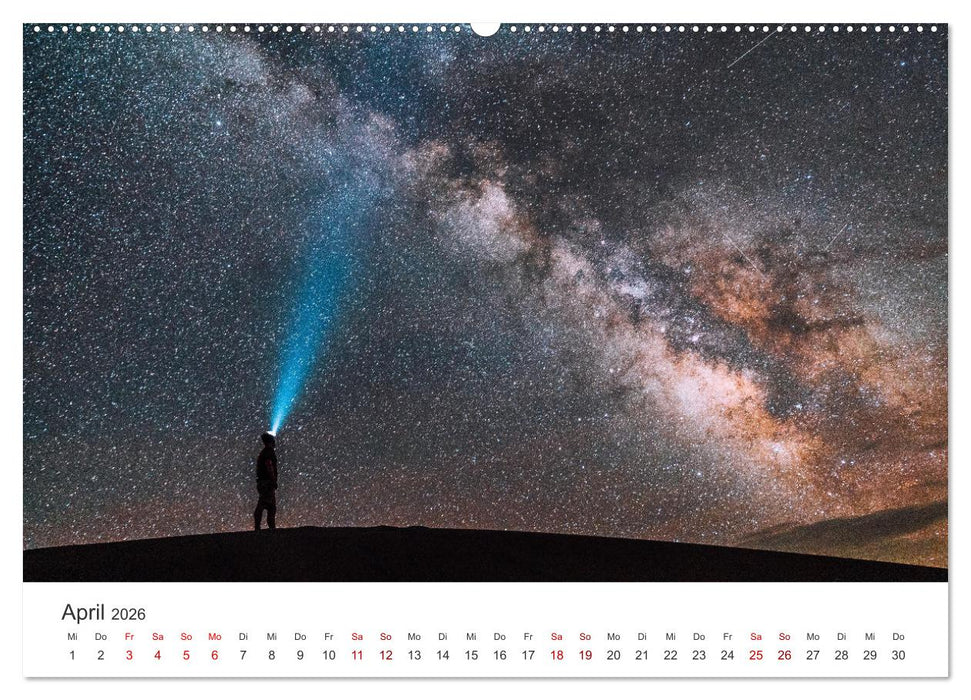 Milchstraße - Einblicke in unsere einzigartige Galaxie. (CALVENDO Premium Wandkalender 2026)