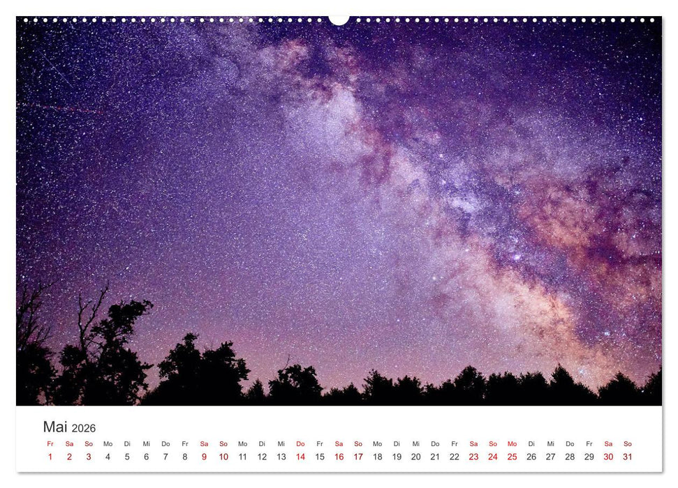 Milchstraße - Einblicke in unsere einzigartige Galaxie. (CALVENDO Premium Wandkalender 2026)