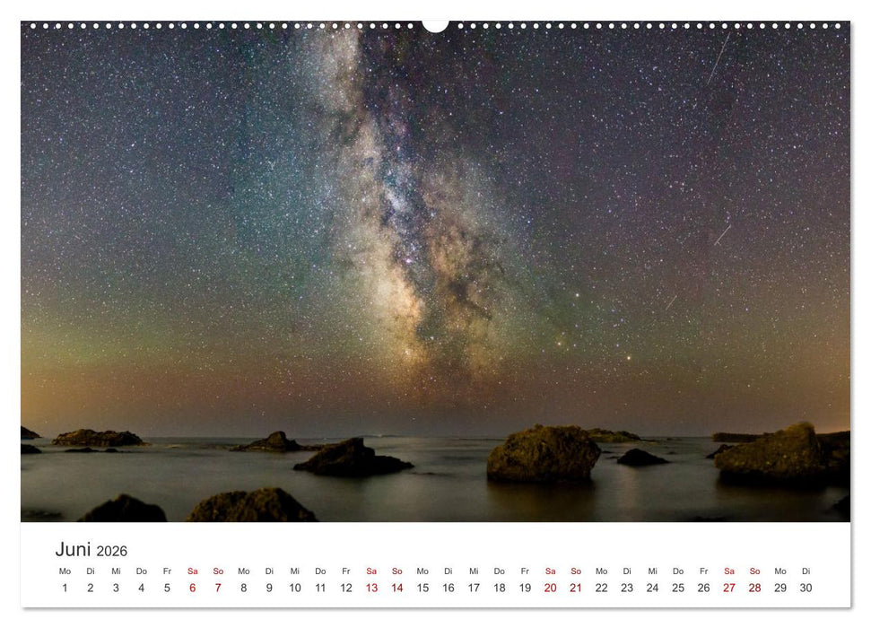 Milchstraße - Einblicke in unsere einzigartige Galaxie. (CALVENDO Premium Wandkalender 2026)