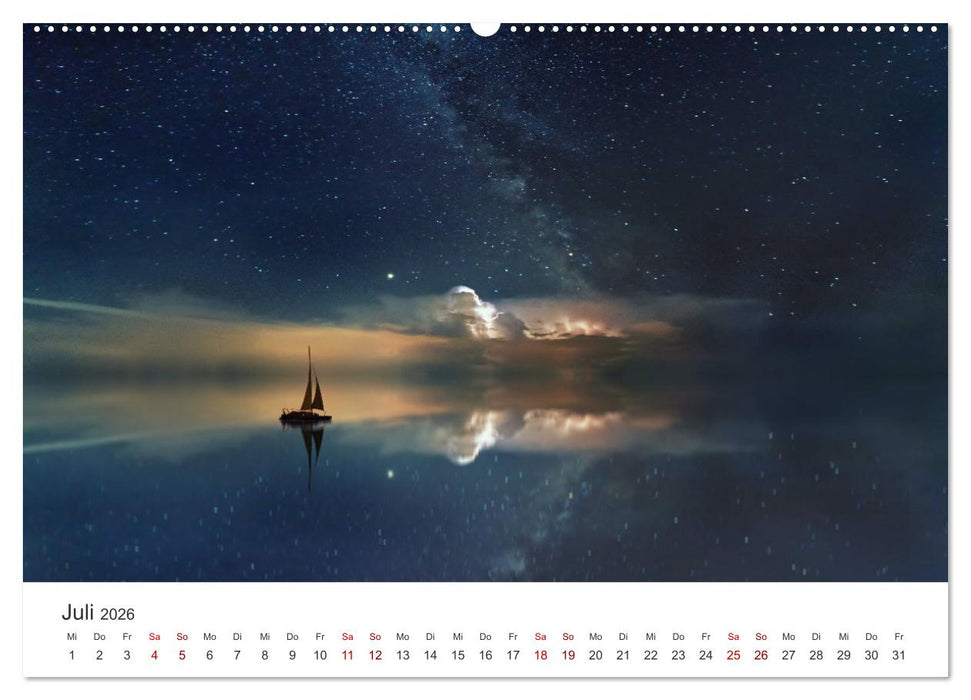 Milchstraße - Einblicke in unsere einzigartige Galaxie. (CALVENDO Premium Wandkalender 2026)