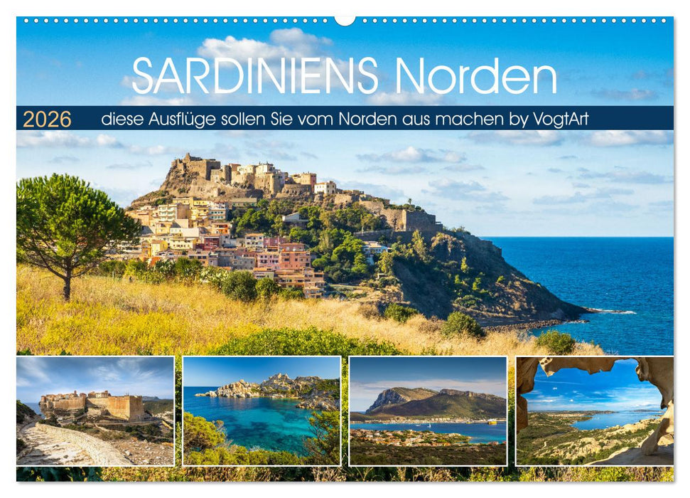 Sardiniens Norden (CALVENDO Wandkalender 2026)