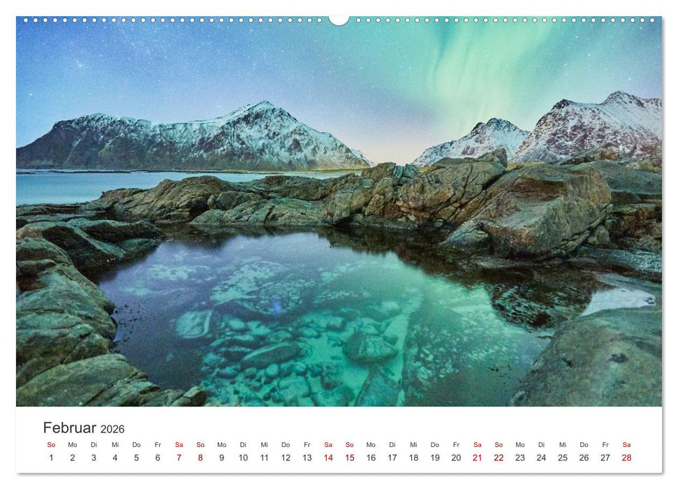 Lofoten - Mehr als nur Polarlichter. (CALVENDO Wandkalender 2026)