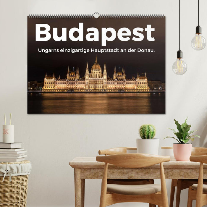 Budapest - Ungarns einzigartige Hauptstadt an der Donau. (CALVENDO Wandkalender 2026)