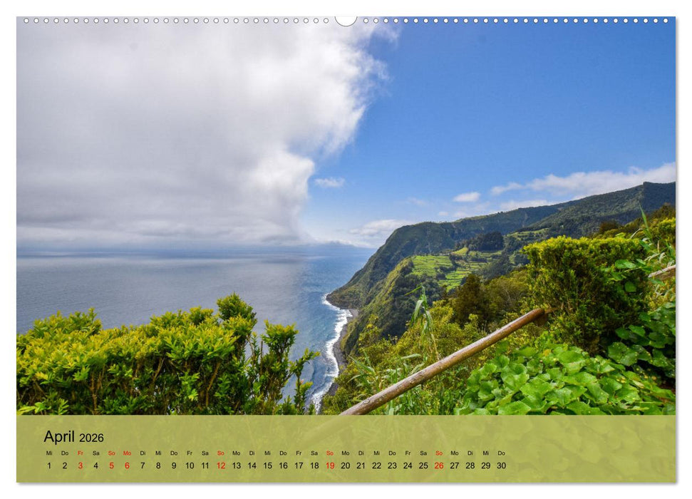 Azoreninsel São Miguel (CALVENDO Wandkalender 2026)