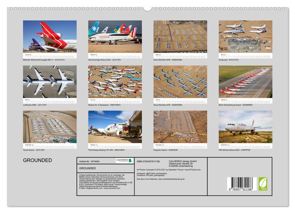 GROUNDED (CALVENDO Wandkalender 2026)