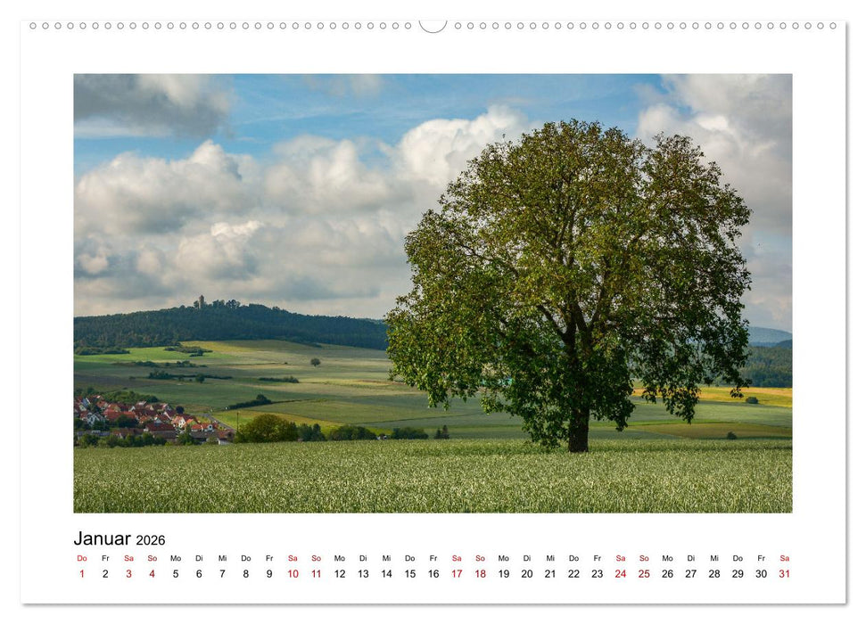 Stimmungsvolle Rhön (CALVENDO Wandkalender 2026)