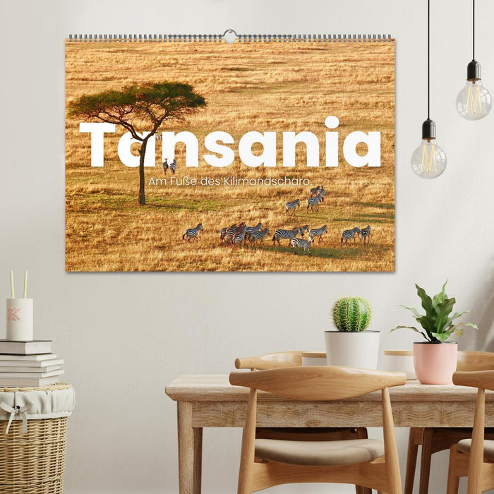 Tansania - Am Fuße des Kilimandscharo. (CALVENDO Wandkalender 2026)