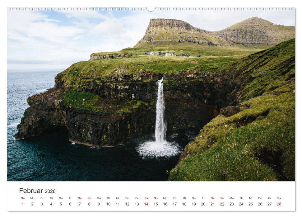 Färöer - Einzigartige Inseln (CALVENDO Wandkalender 2026)