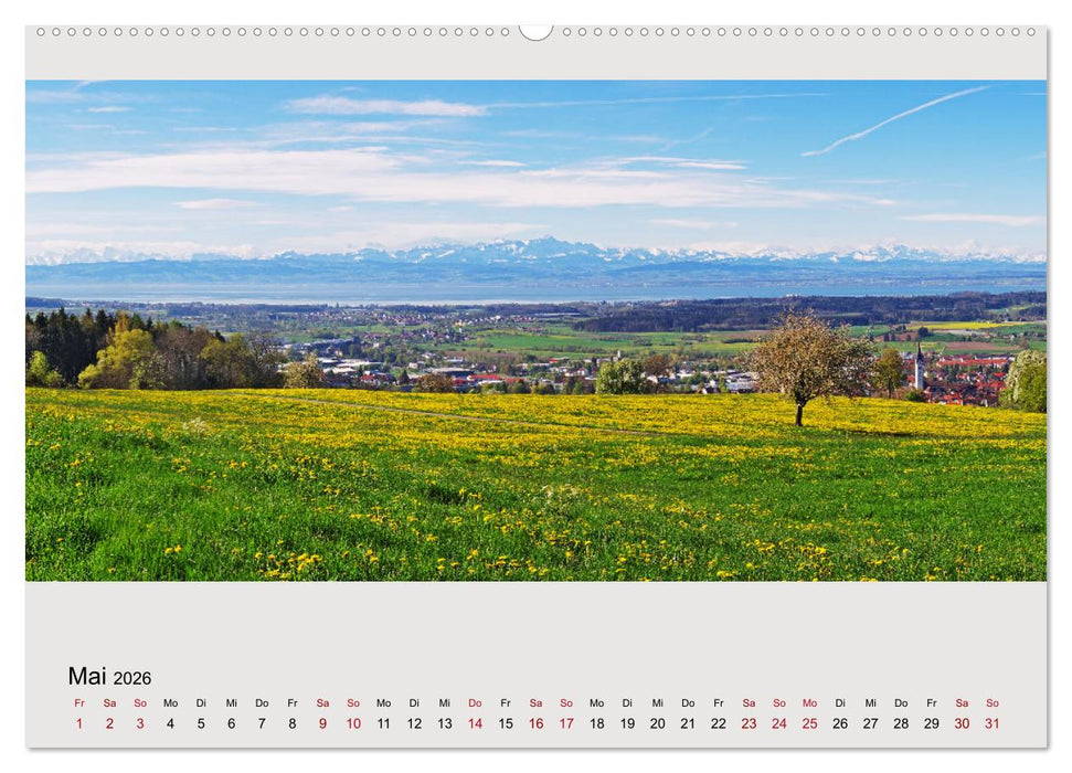 Bodensee - Landschaften (CALVENDO Wandkalender 2026)