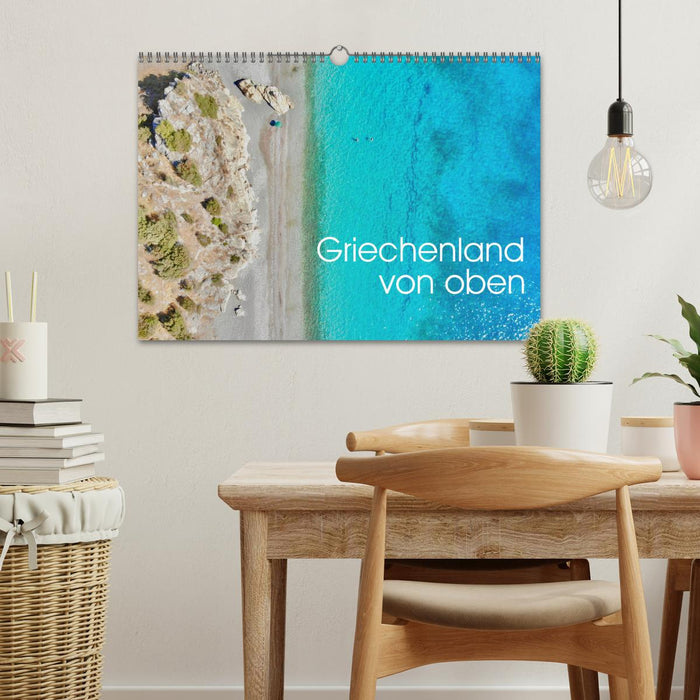 Griechenland von oben (CALVENDO Wandkalender 2026)
