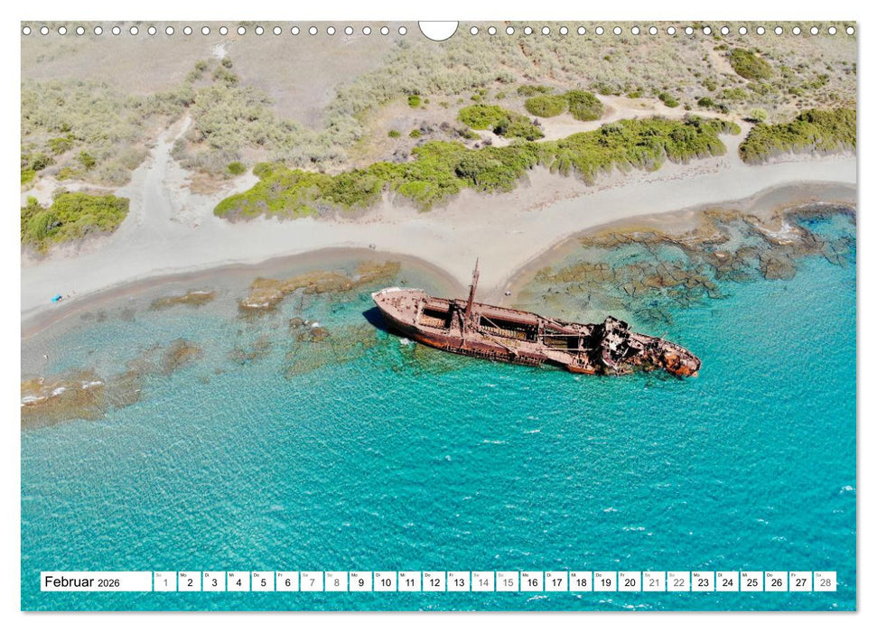 Griechenland von oben (CALVENDO Wandkalender 2026)