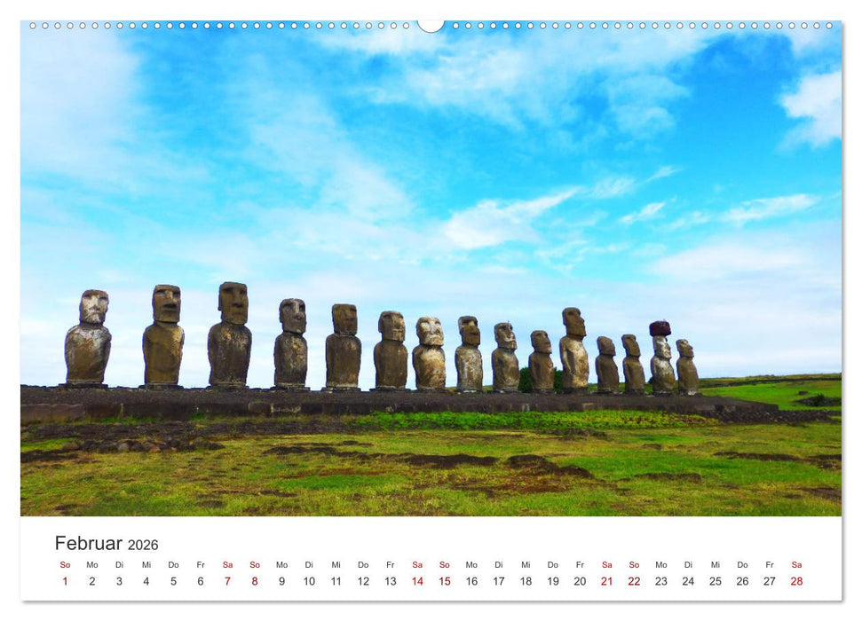 Chile - Das langgestreckte Land. (CALVENDO Wandkalender 2026)